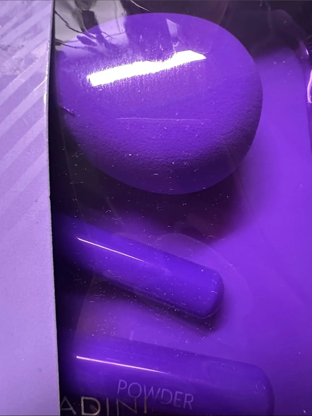 Adrienne Vittadini 2-Pack Makeup Travel Sets in Purple and Black